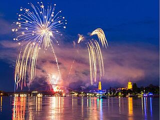 Feuerwerk Donau Passau 2016
